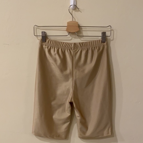 ReVamped high waisted biker shorts, Gold, size XS - Picture 2 of 4